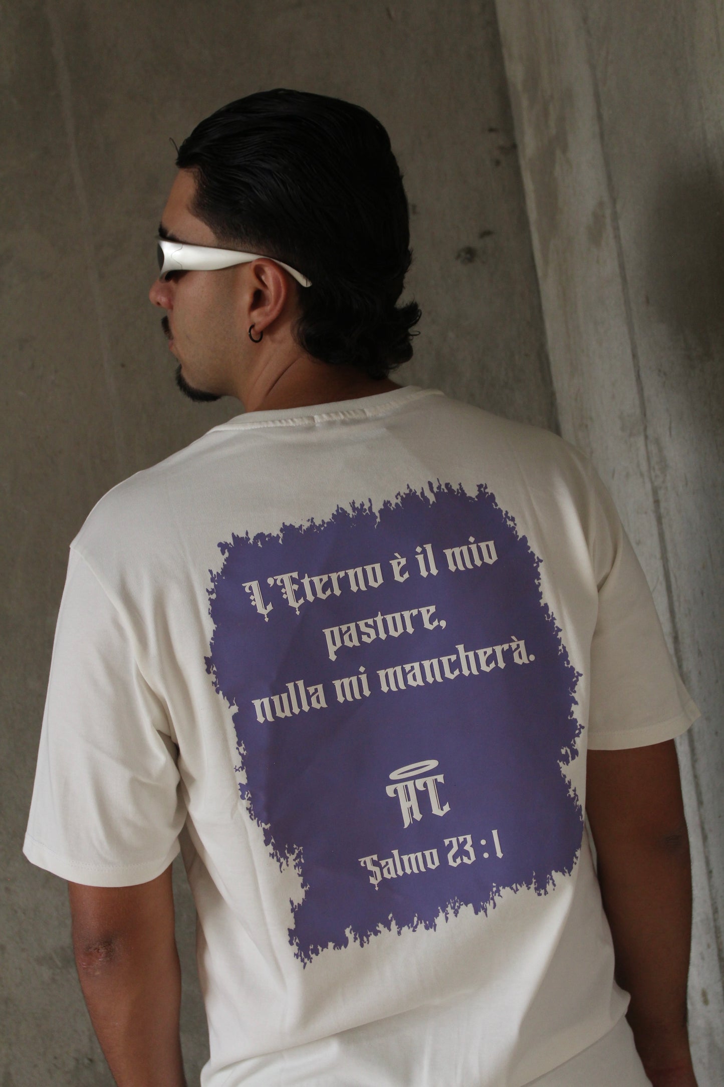 T-SHIRT ( Salmo 23 : 1 ) PURPLE